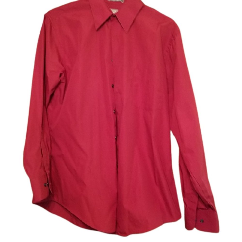 5/$15 Men's Van Heusen Red dress shirt